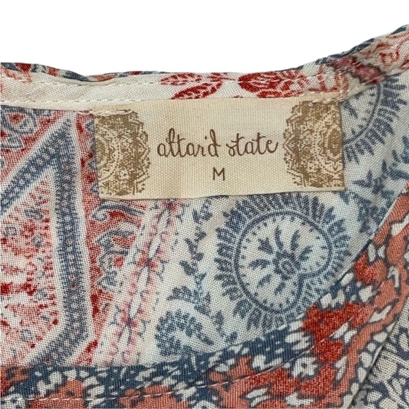 Altar’d State Floral Print Sleeveless Dress Size Medium - Picture 13 of 17